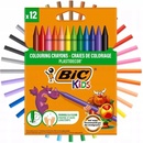 Plastidecor Voskovky 12 farieb Bic