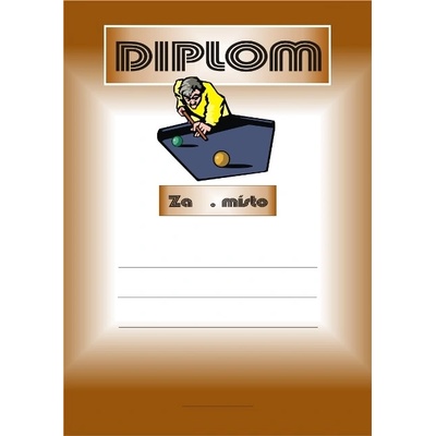 VIZINGR Kulečník diplom A4 č.4