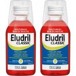 Eludril Комплект Classic - Вода за уста при кървящи венци, 2 х 200 ml