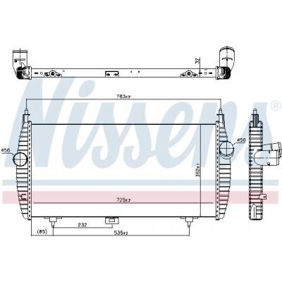 Chladič turba NISSENS 96617