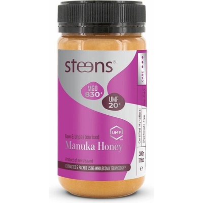 Steens RAW Manuka Honey UMF20+ (830+ MGO) 500g