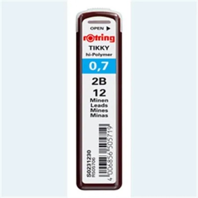 rOtring Графитна сърцевина, 2B, 0, 7 mm, ROTRING S0231230 (S0231230)