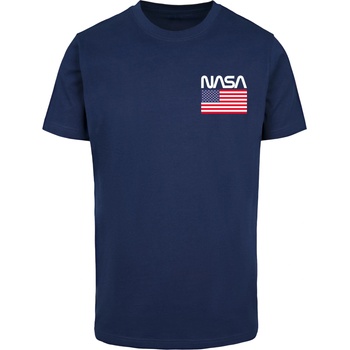 Mister Tee Тениска NASA - Stars and Stripes T-Shirt light navy XXLUB-MP5010040-01496 - Тъмносив, размер XXL