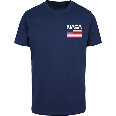 Mister Tee Тениска NASA - Stars and Stripes T-Shirt light navy XXLUB-MP5010040-01496 - Тъмносив, размер XXL