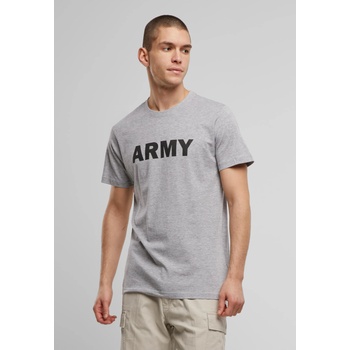 Brandit Тениска Army T-Shirt grey melange XXLUB-BD9594-00735 - Тъмносив, размер S