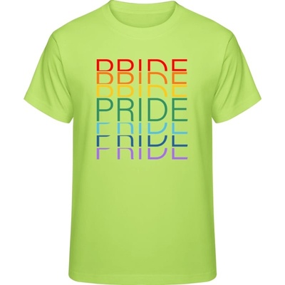 Premium tričko Dúhový dizajn Pride Pride Pride limetkové