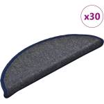 vidaXL Изтривалки за стълби, 30 бр. , 56x17x3 см, тъмносиви и сини, полукръгли (B.V.)