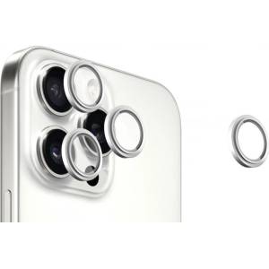 Evelatus Протектор за камера iPhone 16 Pro/iPhone 16 Pro Max EVELATUS White