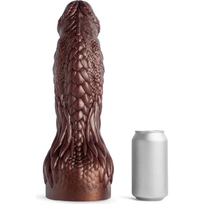 Mr. Hankey’s Toys Dildos & Dragons XXXL prémiové silikónové dildo s Vac-U-Lock 39,5 x 7,2–10 cm