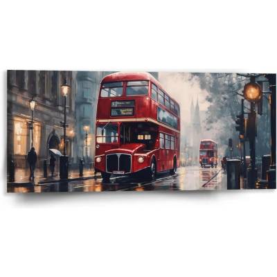Sablio Obraz Londýn Double-decker 2 - 110x50 cm