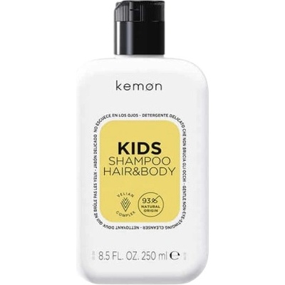 Kemon Детски шампоан за коса и тяло, 250 ml