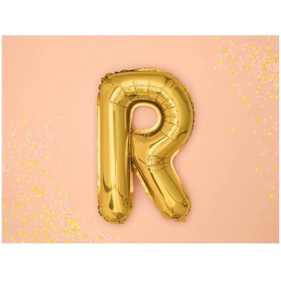 Party Deco FB2M R 019 Fóliový balón zlatý písmeno 35 cm R