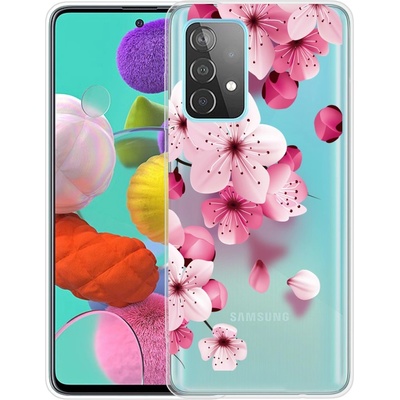 Forcell Силиконов Калъф за Samsung A52, Printing Flower Case, Цветен (5901012328721)