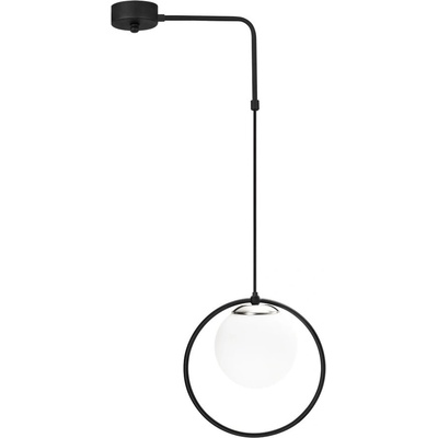 Opviq Черно метално висящо осветително тяло Opviq lights Elpidas - Opviq lights (892OPV1483)