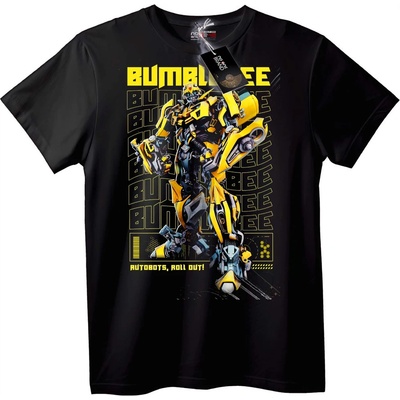 NOONEBRAND Тениска Bumblebee Transformers - XL, Black
