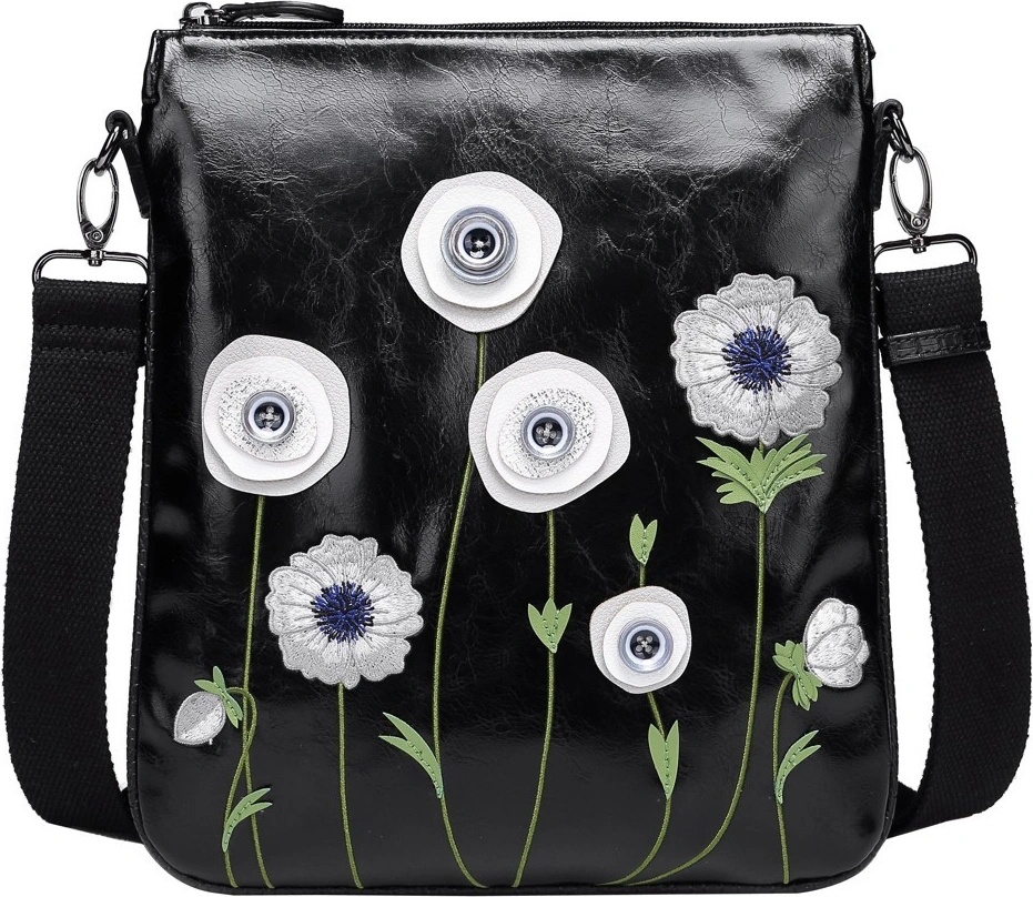 Vendula London White Poppy crossbody Bag K73531691 černá Vendula London White Poppy crossbody Bag K73531691 černá