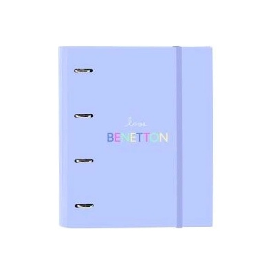 Benetton Папка с пръстени Benetton Lila Люляк 27 x 32 x 3.5 cm