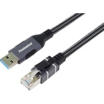 PremiumCord Кабел usb-a 3.2 - lan rj45, 10/100/1000, 2 м, черен kunet2 (kunet2)