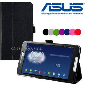 Image 1 of ASUS Fonepad 8 FE380CG Wallet Кожен Калъф + Протектор