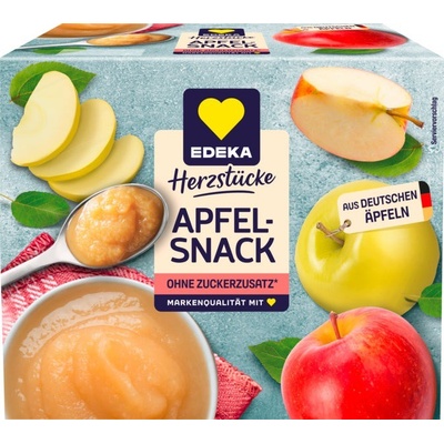 Edeka Jablečné pyré přesnídávka 4 x 100 g – Zboží Dáma