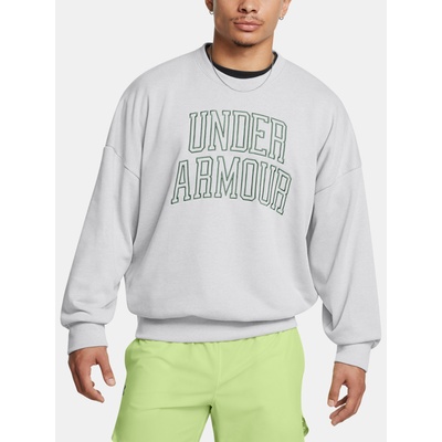 UA Icon HWT Terry OS Crew Sweatshirt Under Armour | Siv | МЪЖЕ | M