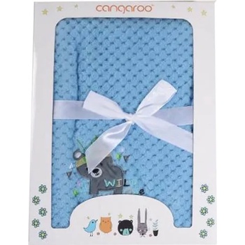 Image 1 of Cangaroo - Бебешко одеяло Freya 110/80 син