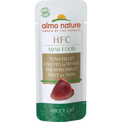 Almo Nature Green Label Mini Food filet z tuňáka 5 x 3 g