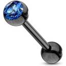 Šperky4U piercing do jazyka černý PJ01136-B