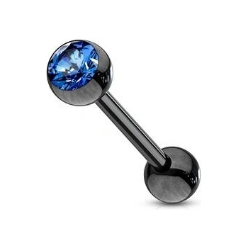 Šperky4U piercing do jazyka černý PJ01136-B
