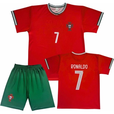 Sport Ronaldo 7 Portugalsko komplet červený – Zbozi.Blesk.cz