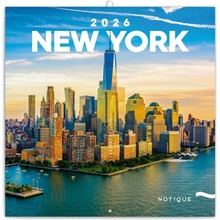 NOTIQUE Poznámkový New York 30 x 30 cm 2026