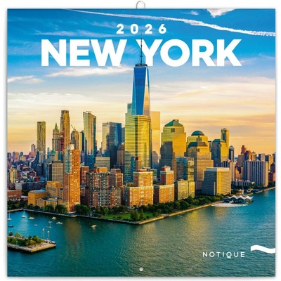 NOTIQUE Poznámkový New York 30 x 30 cm 2026