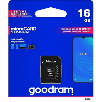 Goodram microSD 16 GB UHS-I M1AA-0160R11