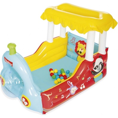 Bestway Fisher Price 93537 Hrací centrum vláček s kuličkami – Zboží Dáma