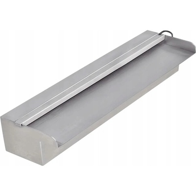 zahrada-XL Obdélníková bazénová fontána s LED nerezová ocel 45 cm – Zbozi.Blesk.cz