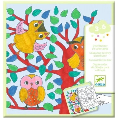 DJECO Детски картини изненада - Горски животни - Djeco (DJ00052)