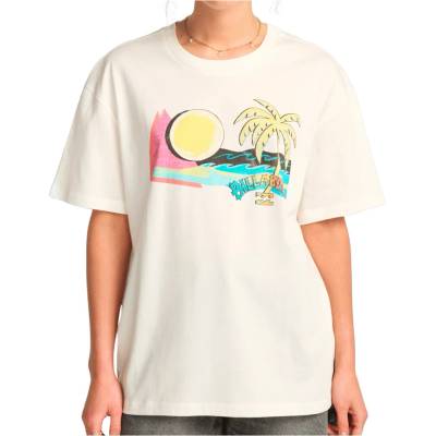 Billabong Дамска тениска Billabong Women's Hot Tropics T-shirt - Salt Crystal (916-5903-0114)