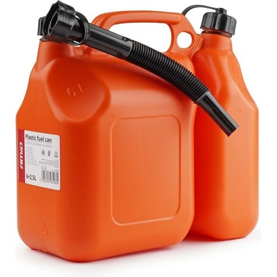 AMiO Dvoukomorový plastový kanystr 6l+2,5l AM03208
