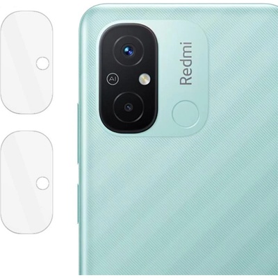 Два броя удароустойчив стъклен протектор за камера марка IMAK за Xiaomi Redmi 12C