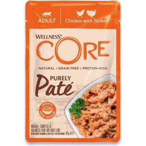 Wellness Core Purely Paté пиле и пуйка 85 г