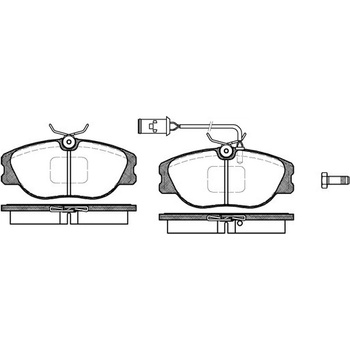 Sada brzdových platničiek kotúčovej brzdy REMSA 0305.02