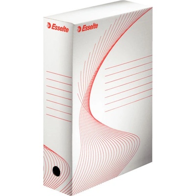 Esselte Архивна кутия картон Esselte 352x250x80 mm Бял (1304022-10-128080)