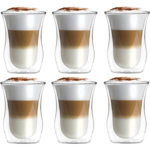 Vialli Design Стъклени чаши в комплект 6 бр. с двойни дъна 250 ml - Vialli Design
