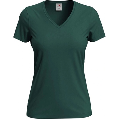 Stedman classic-t v-neck st2700 / Дамска тениска с v-образно деколте - бутилково зелено s (st2700bogs)