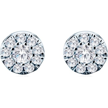 SAVICKI Обеци Savicki: двуцветно злато, диаманти