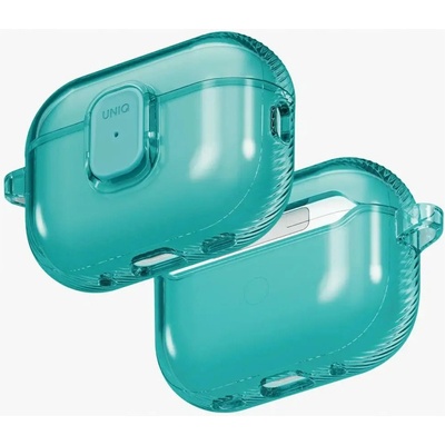 Uniq Glase Pro Case за AirPods Pro 3 Lock Case - Прозрачно син (8886463696859)
