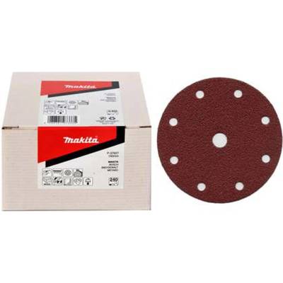 Makita P-37596 brúsny papier suchý zip 150mm 6 dier K100 50ks