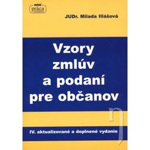 Vzory zmúv a podaní pre občanov - Milada Illašová