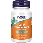 NOW NOW GTF Chromium 200mcg, 100 Tablets - fitnesdobavki - 13,98 лв