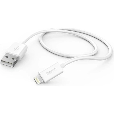 Hama 201579 MFi USB pro Apple, USB-A Lightning, 1m, bílý